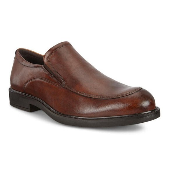 New! ECCO MEN'S VITRUS III SLIP-ON Brown Size 46 EU 12 US DD301 64063401112 - Picture 1 of 9